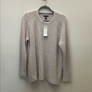 Eileen Fisher Cotton Fluff Crew Neck Sweater